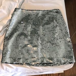 Urban outfitters glitter skirt